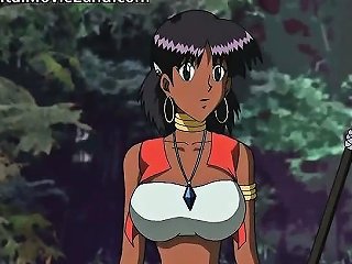 African American Attractive Physique With Large Breasts Anime Girl Drtuber